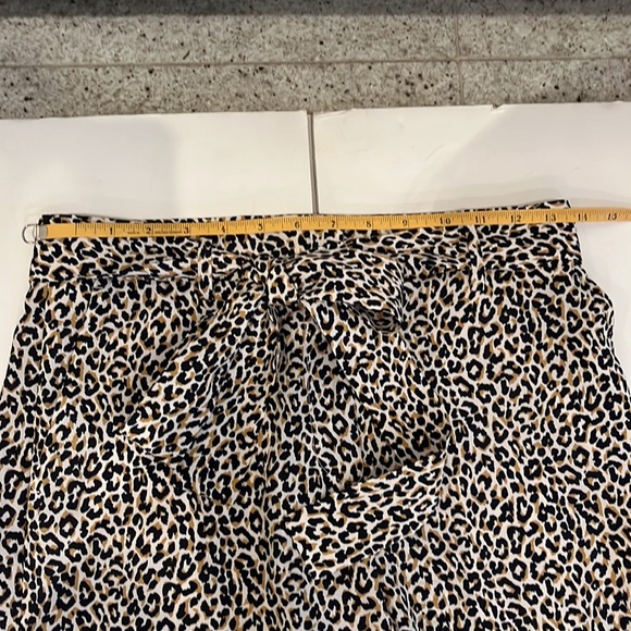 Jcrew 100% Silk Leopard Pants, Wide-leg - Picture 9 of 11